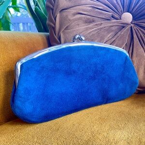 Elegant Blue Clutch Bag